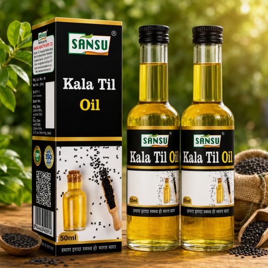 Sansu Kala Til Oil 50 ml (Pack Of 2)