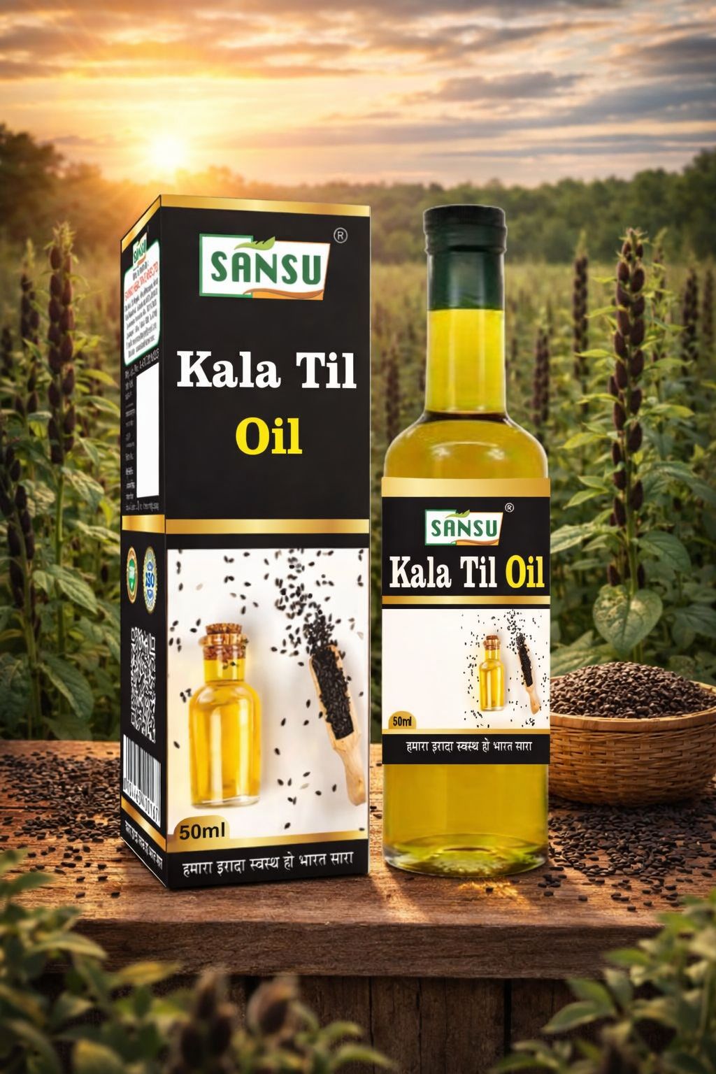 Sansu kala Til oil 50ml  (Pack Of 2)