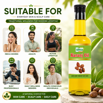 Sansu Karanj Oil (100 ml) pack of 2