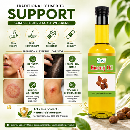 Sansu Karanj Oil (100 ml) pack of 2