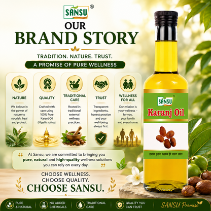 Sansu Karanj Oil (100 ml) pack of 2