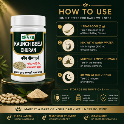 Sansu Kaunch Beej Powder 100 Gram (Pack of 2)