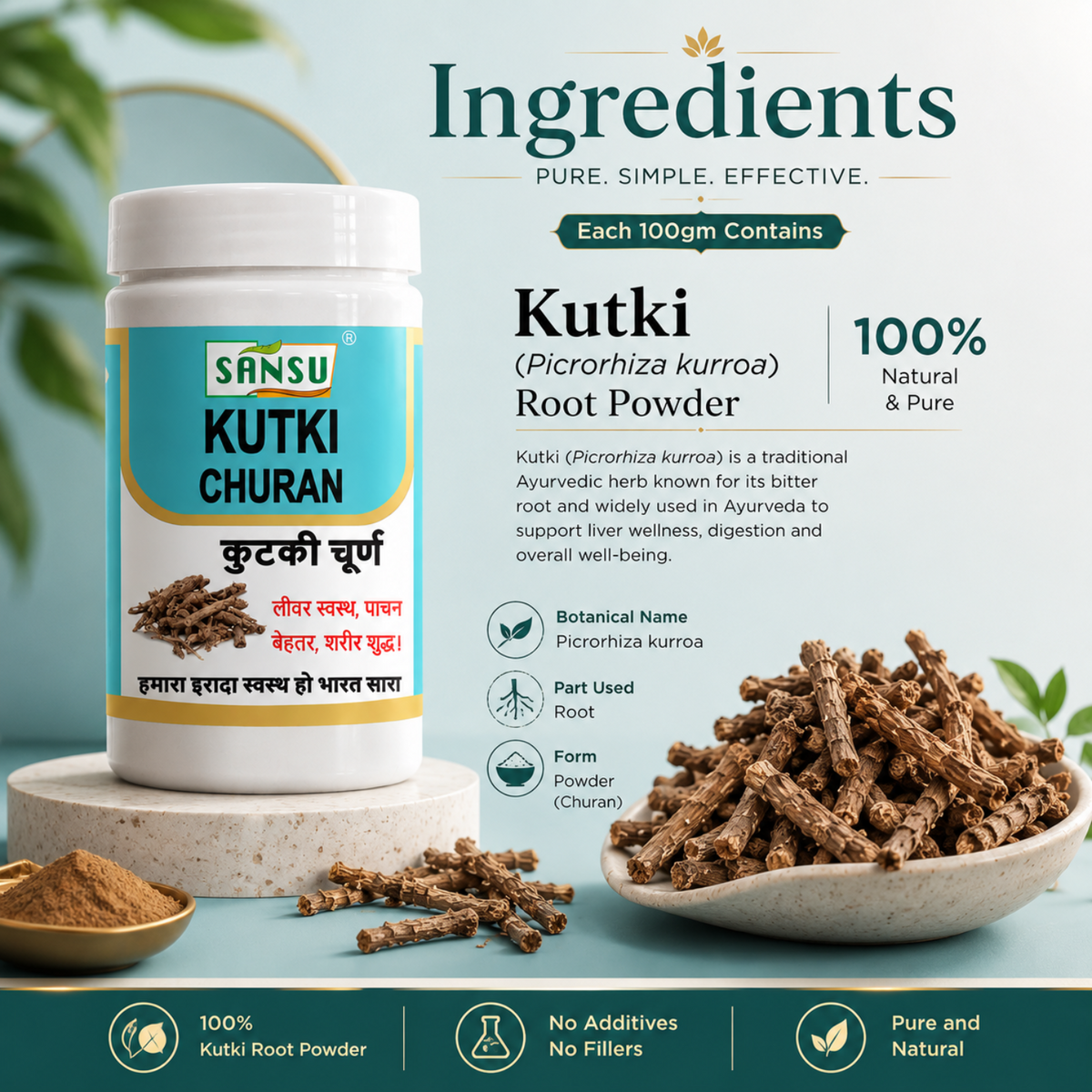 Sansu Kutki Churan 100 gm (Pack of 2)