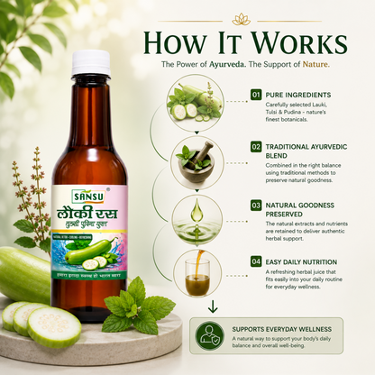 Sansu Organic Lauki Ras / Juice (500 ml)