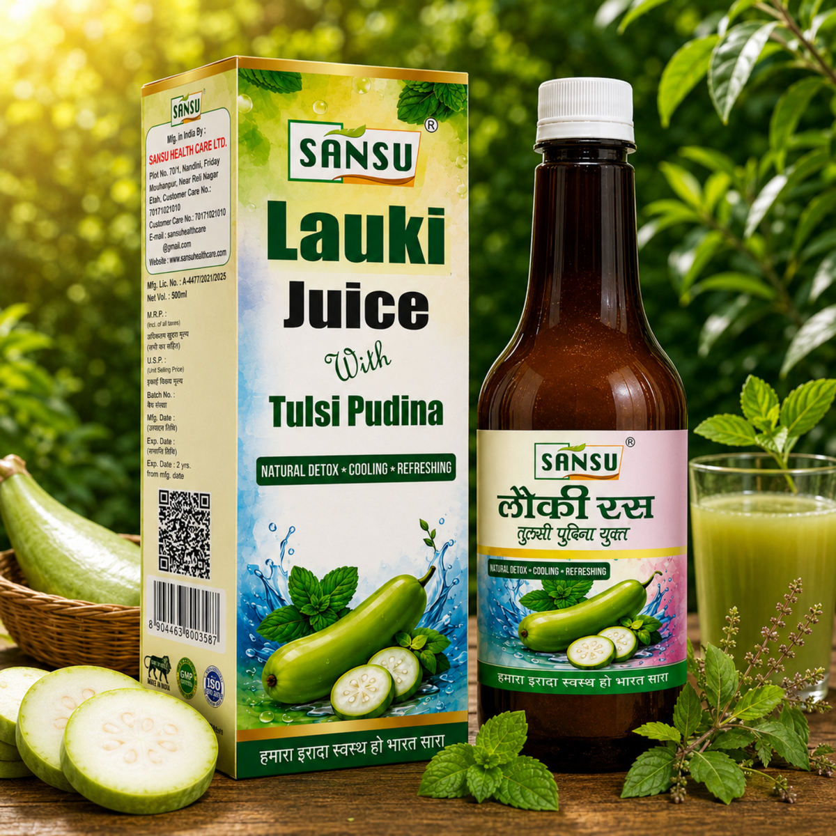 Sansu Organic Lauki Ras / Juice (500 ml)