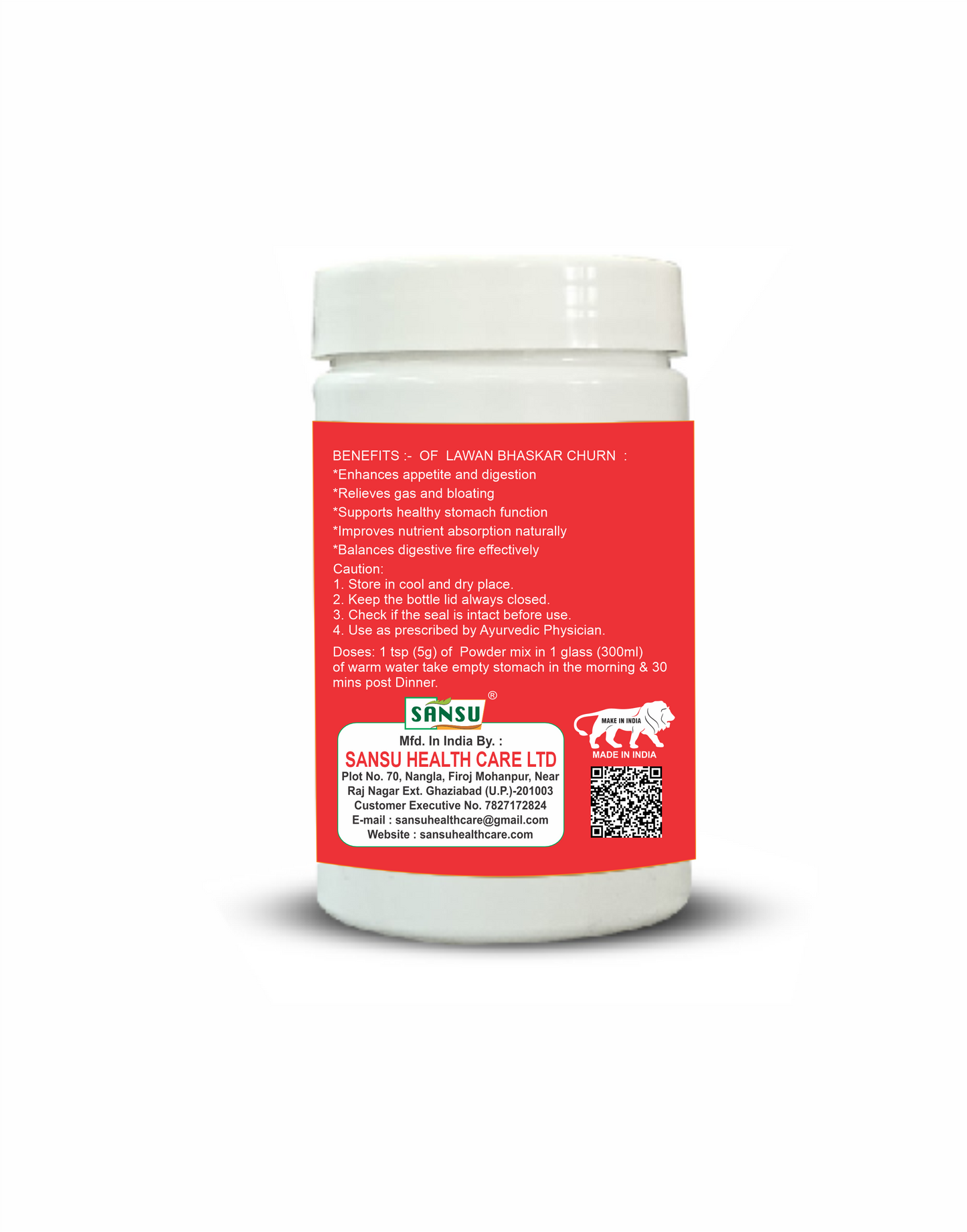 Sansu Lawan Bhaskar Churn 100Gm ( Pack Of 2)