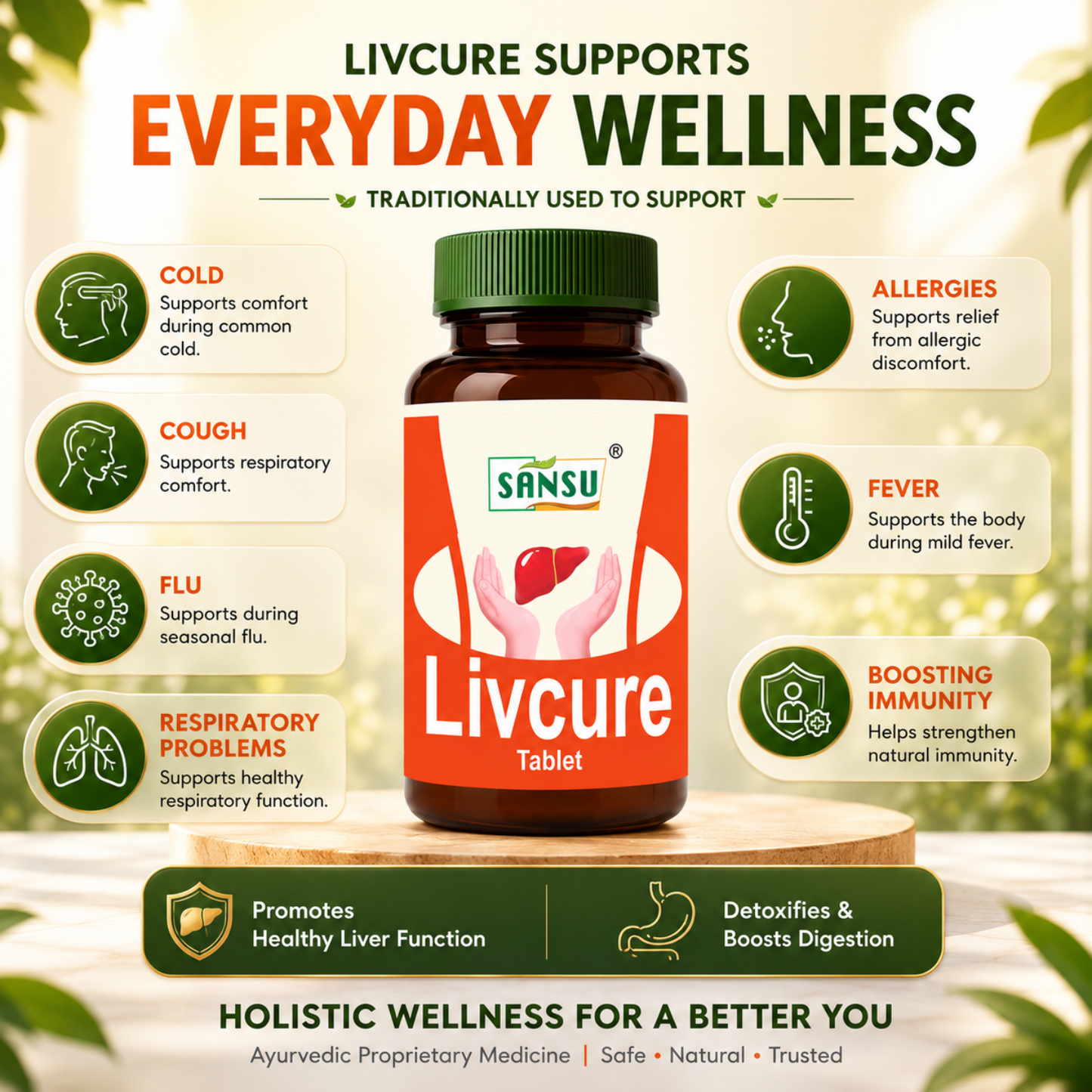 Sansu liv cure tablet  (60Tab)