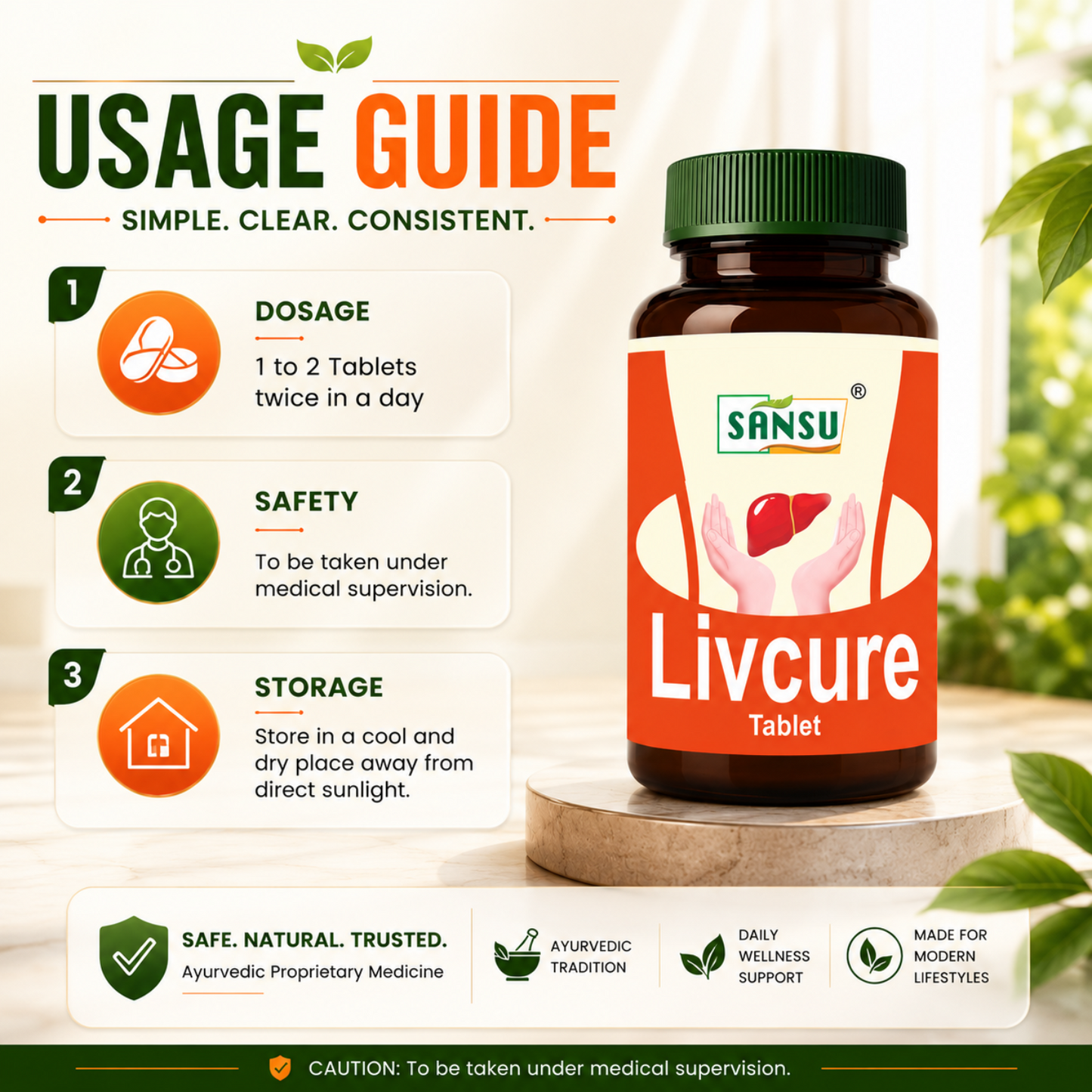 Sansu liv cure tablet  (60Tab)