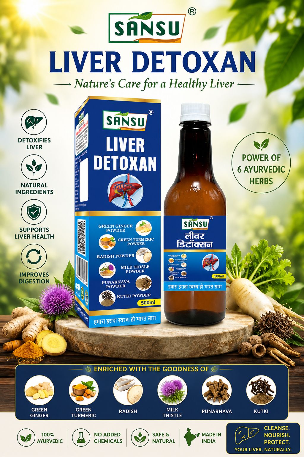 Sansu Liver detoxen 500ml
