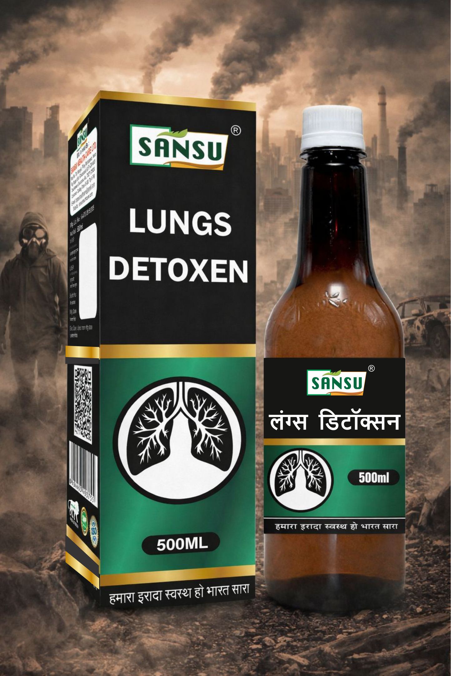 SANSU LUNGS  DETOXEN 500ml
