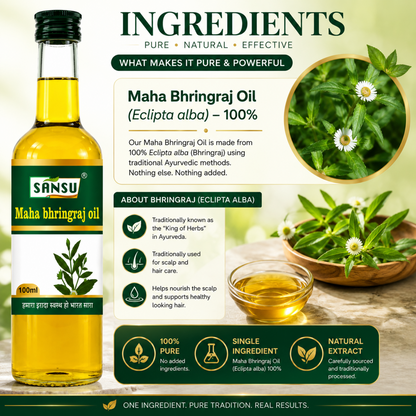 Sansu Maha Bhringraj Oil (100 ml)