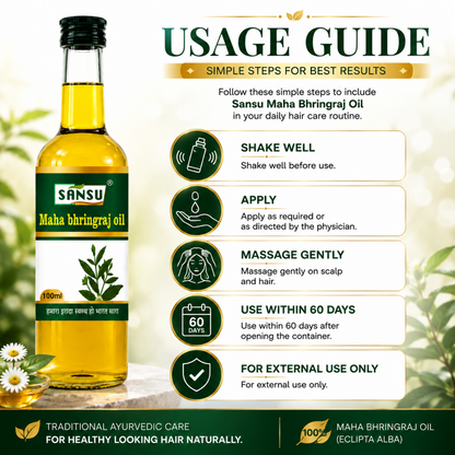 Sansu Maha Bhringraj Oil (100 ml)