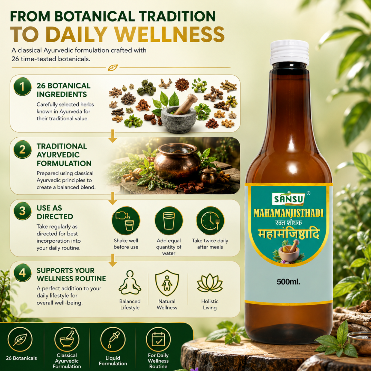 Sansu Mahamanjisthadi 500ml