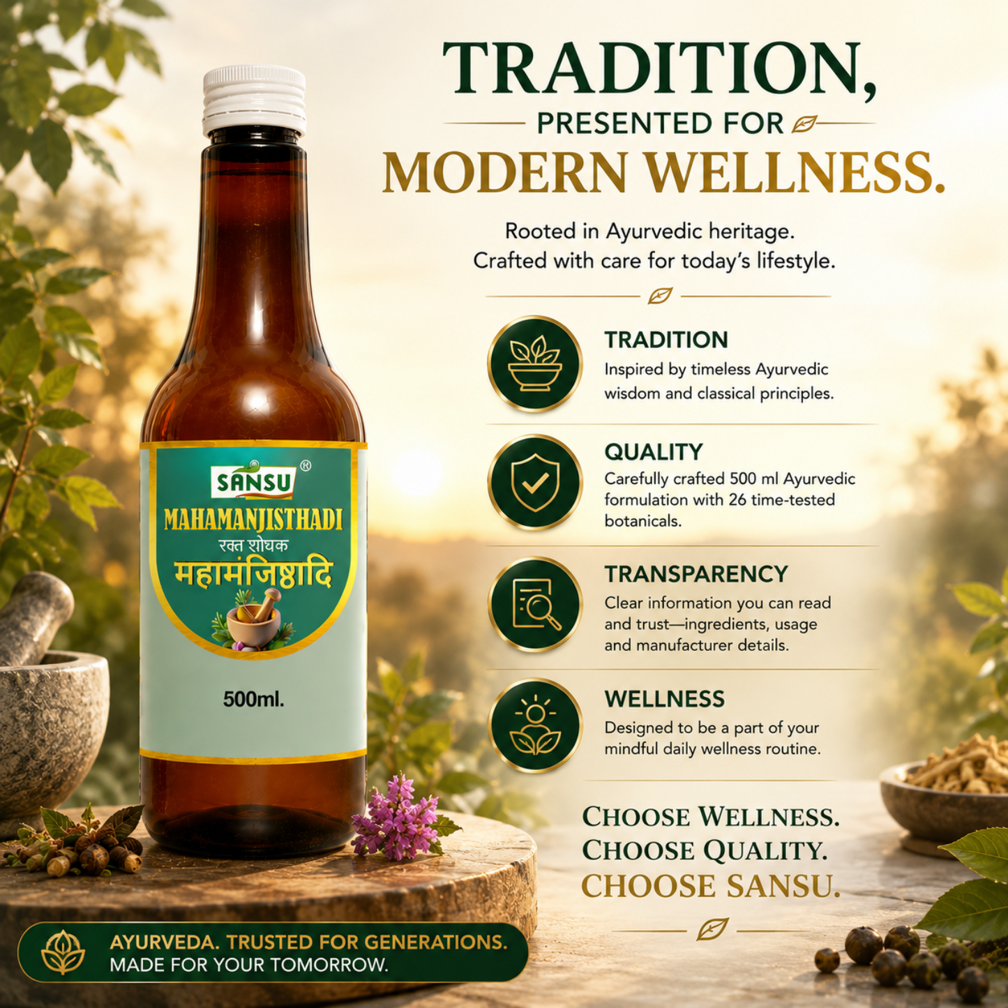 Sansu Mahamanjisthadi 500ml