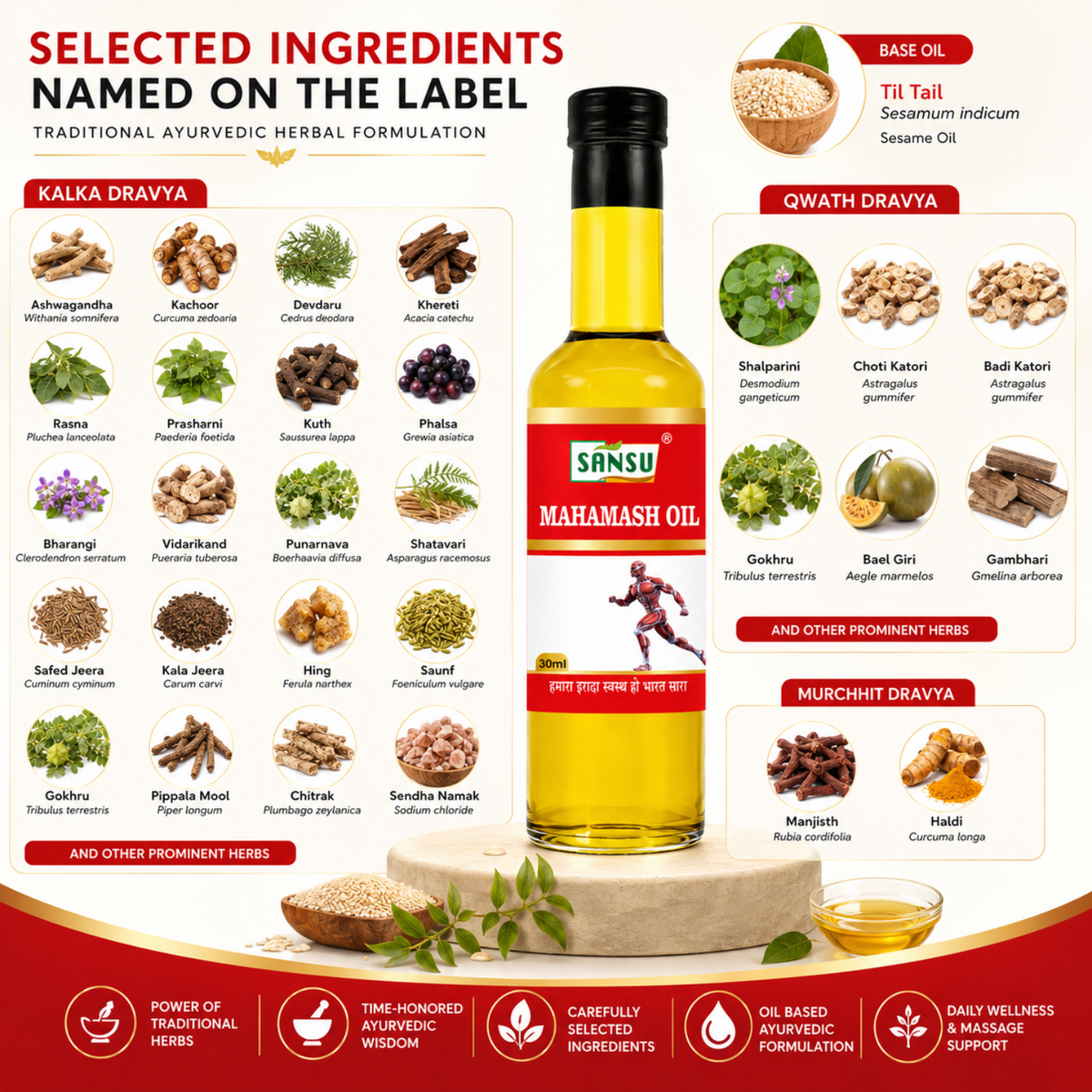 Sansu  Mahamash Oil 30ml
