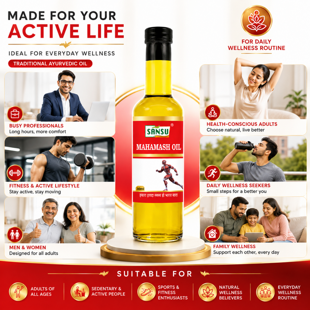 Sansu  Mahamash Oil 30ml