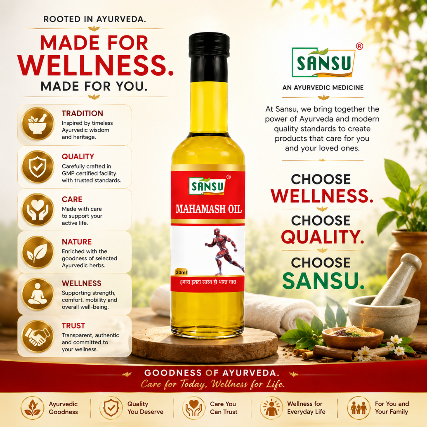 Sansu  Mahamash Oil 30ml