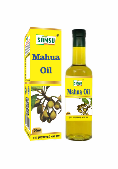 SANSU Mahua Oil | 50ML Pack of 2 (50mlx2)