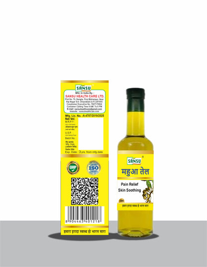 SANSU Mahua Oil | 50ML Pack of 2 (50mlx2)