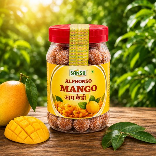 Sansu Mango Candy | Vegetarian | No Transfat | Sweet Candies (200 gm)