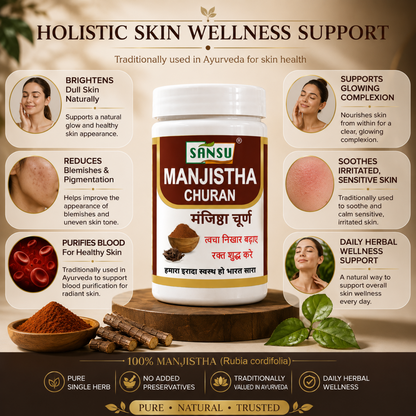 Sansu Manjistha Churan 100 Gm ( Pack of 2)