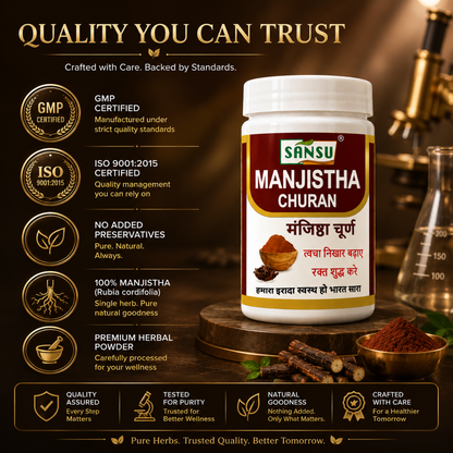 Sansu Manjistha Churan 100 Gm ( Pack of 2)