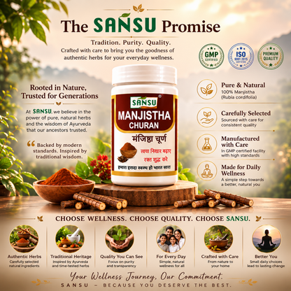 Sansu Manjistha Churan 100 Gm ( Pack of 2)
