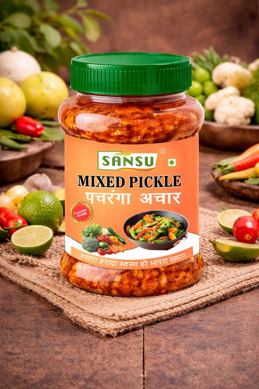 SANSU MIX PICKLE 500GM (PACK OF 3)