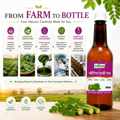 Sansu Moringa leaf Juice 500 ml