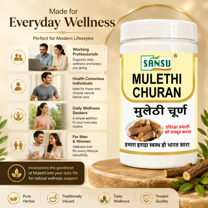 Sansu Mulethi Churan 100 Gram (Pack of 2 )