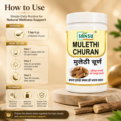 Sansu Mulethi Churan 100 Gram (Pack of 2 )