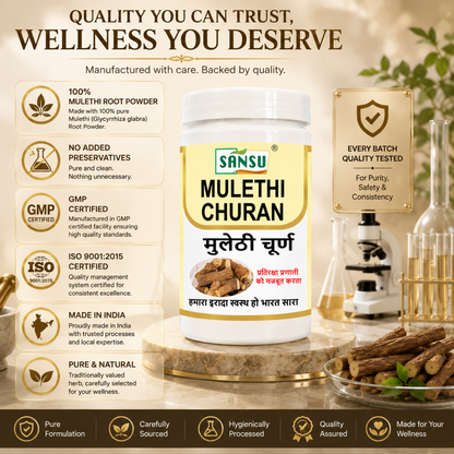Sansu Mulethi Churan 100 Gram (Pack of 2 )