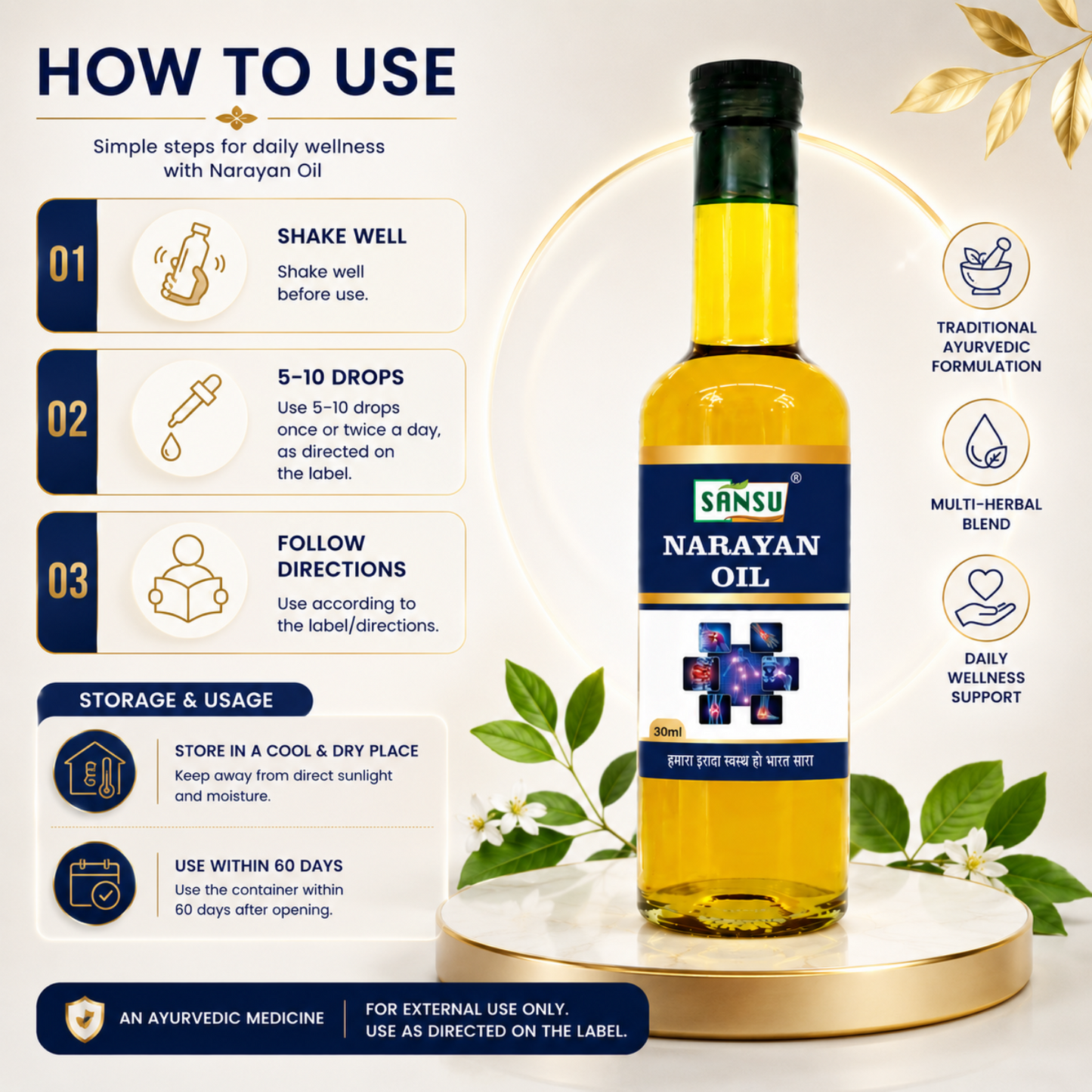 Sansu Narayan Oil 30ml