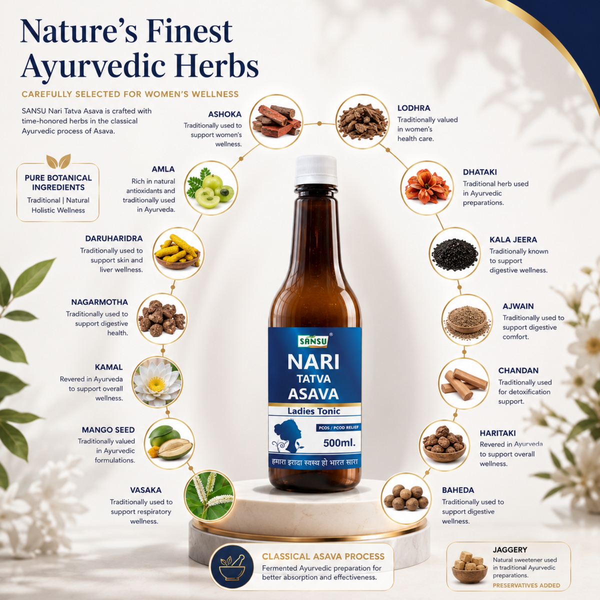 Sansu Nari Tatva Asava 500 ml
