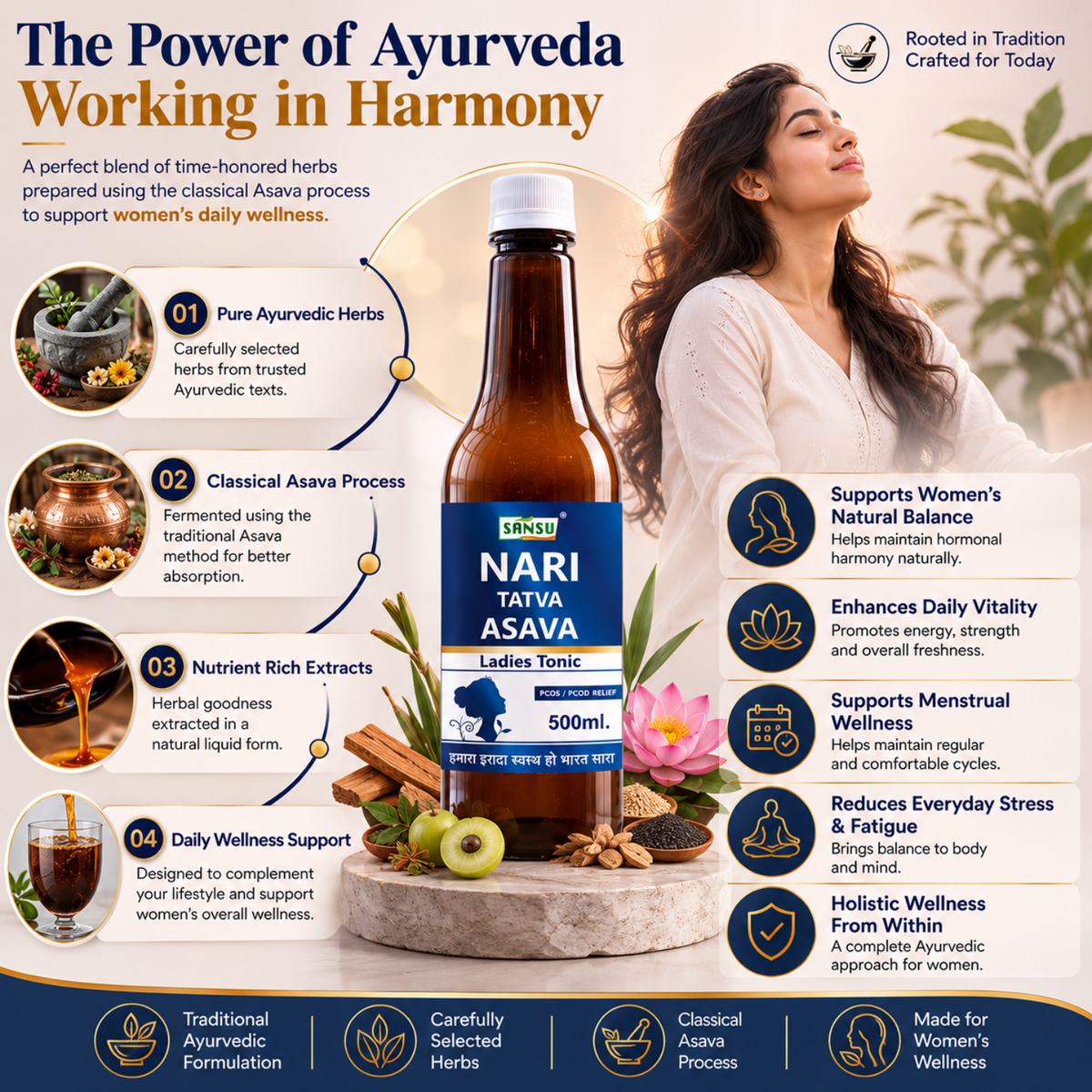 Sansu Nari Tatva Asava 500 ml
