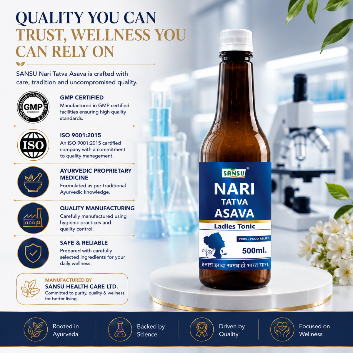 Sansu Nari Tatva Asava 500 ml