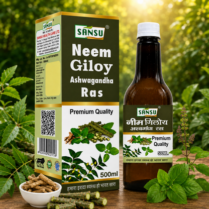 Sansu Neem Giloy Ashwagandha Juice (500 ml)