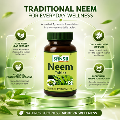 Sansu Neem Tablet (60Tab)