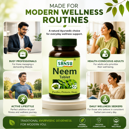 Sansu Neem Tablet (60Tab)