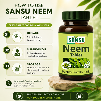 Sansu Neem Tablet (60Tab)