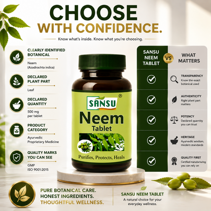 Sansu Neem Tablet (60Tab)