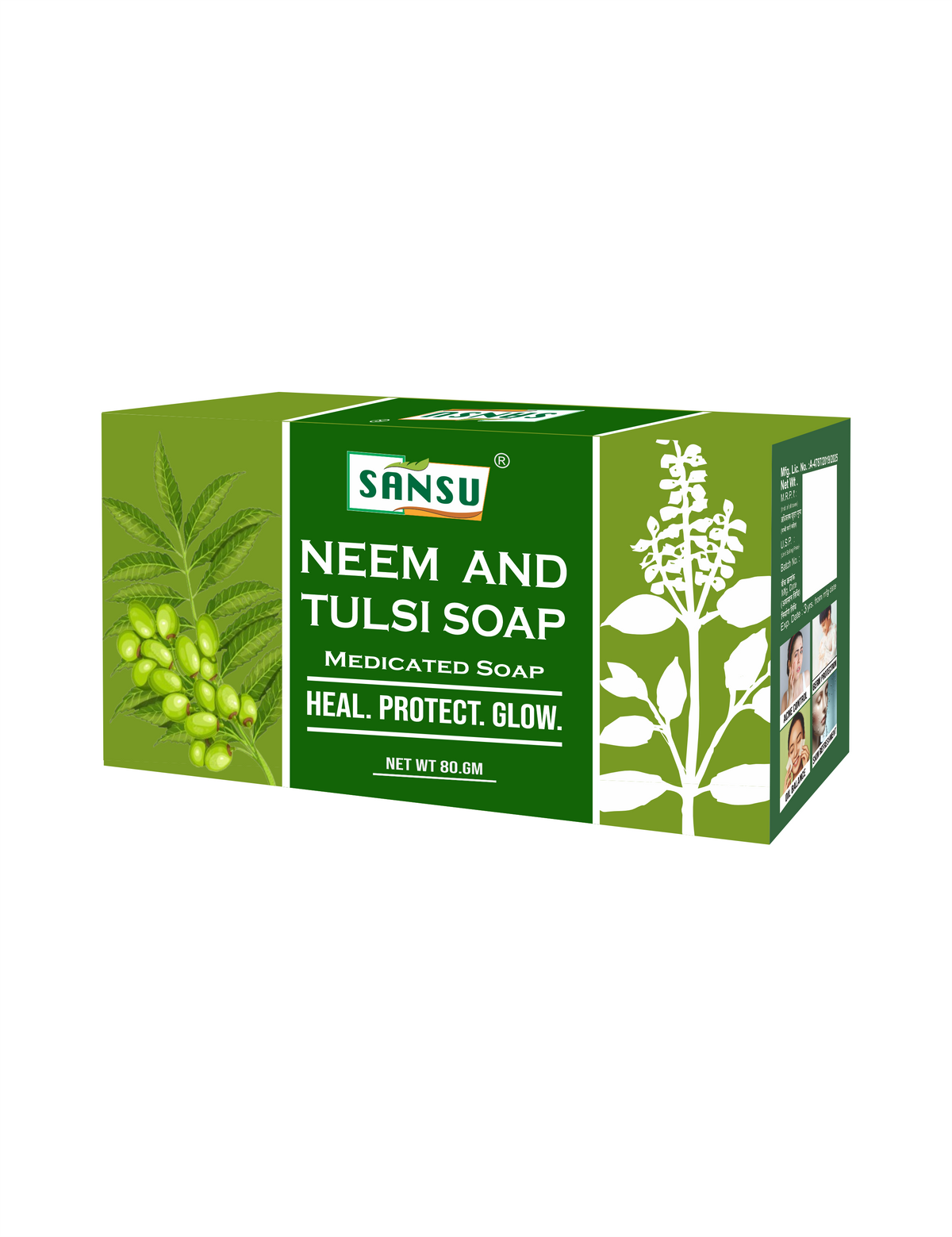 Neem & tulsi Sopa 80gm