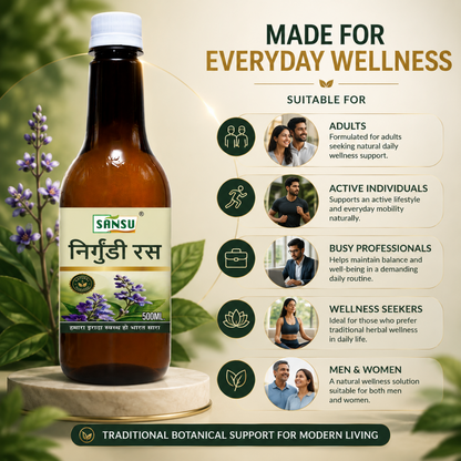 Sansu Nirgundi Ras / Juice (500 ml)