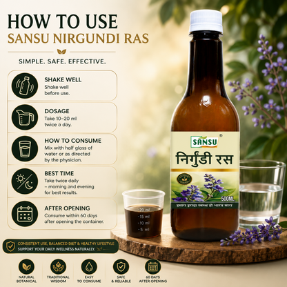Sansu Nirgundi Ras / Juice (500 ml)