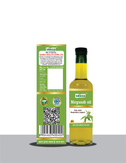 SANSU NIRGUNDI OIL (50ML)  (Pack Of 2)