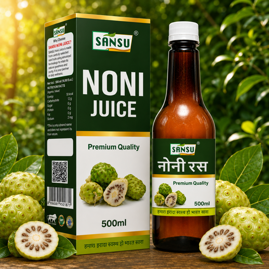 Sansu Noni Juice (500 ml) - Rich in Antioxidants, Boosts Energy, Builds Immunity