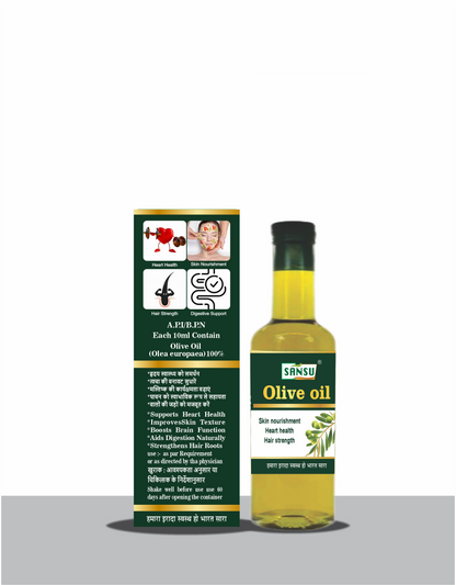 SANSU Cold Pressed Olive Oil 50mlx2 (PACK OF 2)