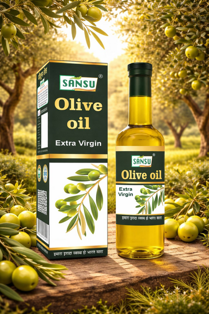 SANSU Cold Pressed Olive Oil 50mlx2 (PACK OF 2)