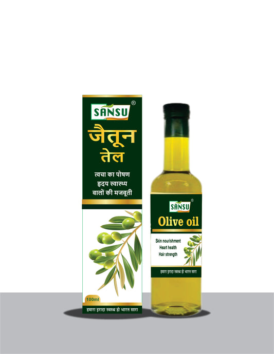 SANSU OLIVE OIL (100ML) (Pack of 2)