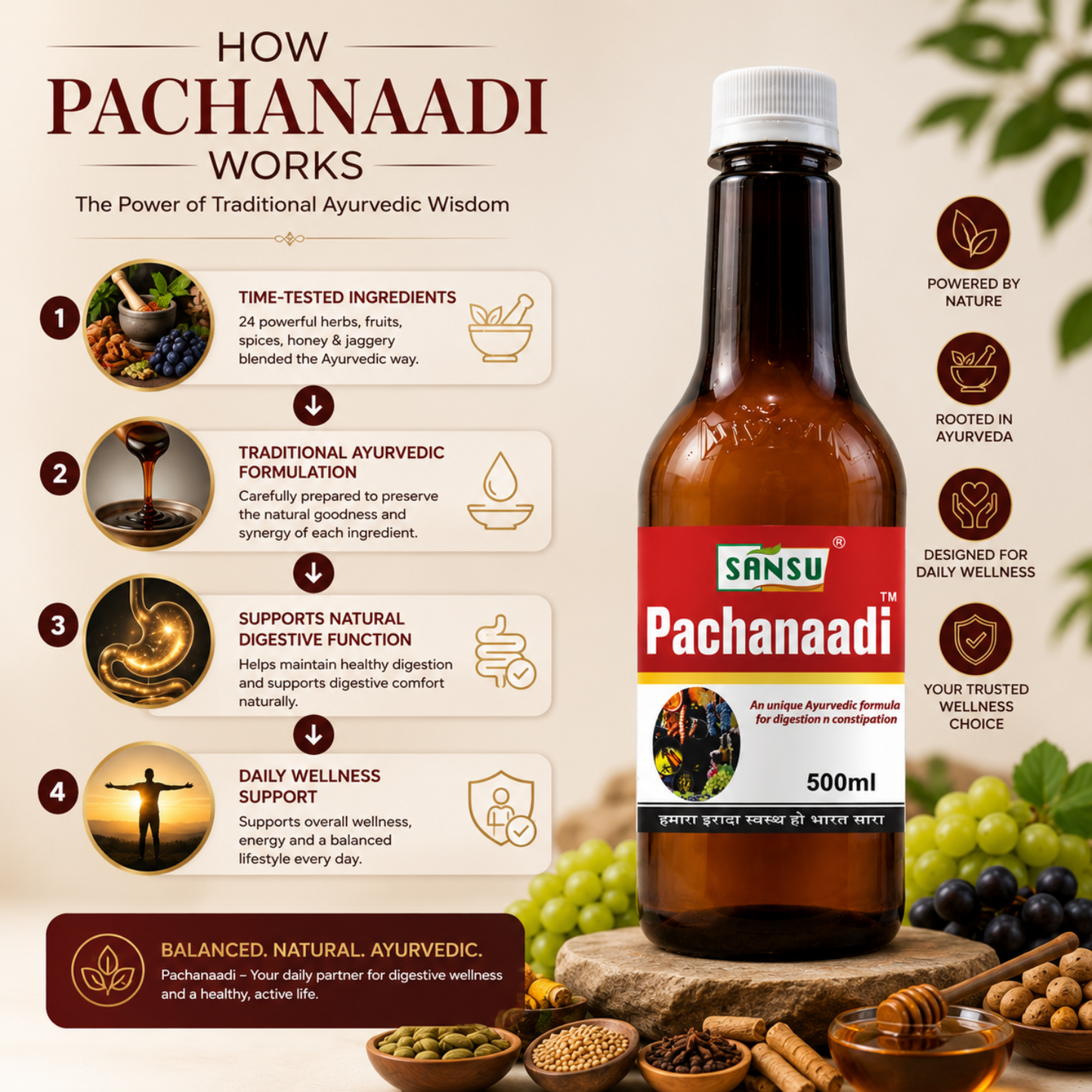 Sansu Paachnadi Juice 500ml